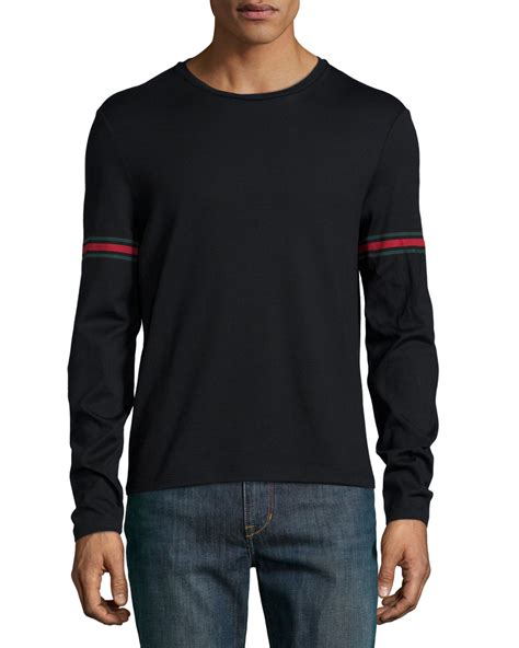 gucci mens full sleeves tshirts|gucci long sleeve button up.